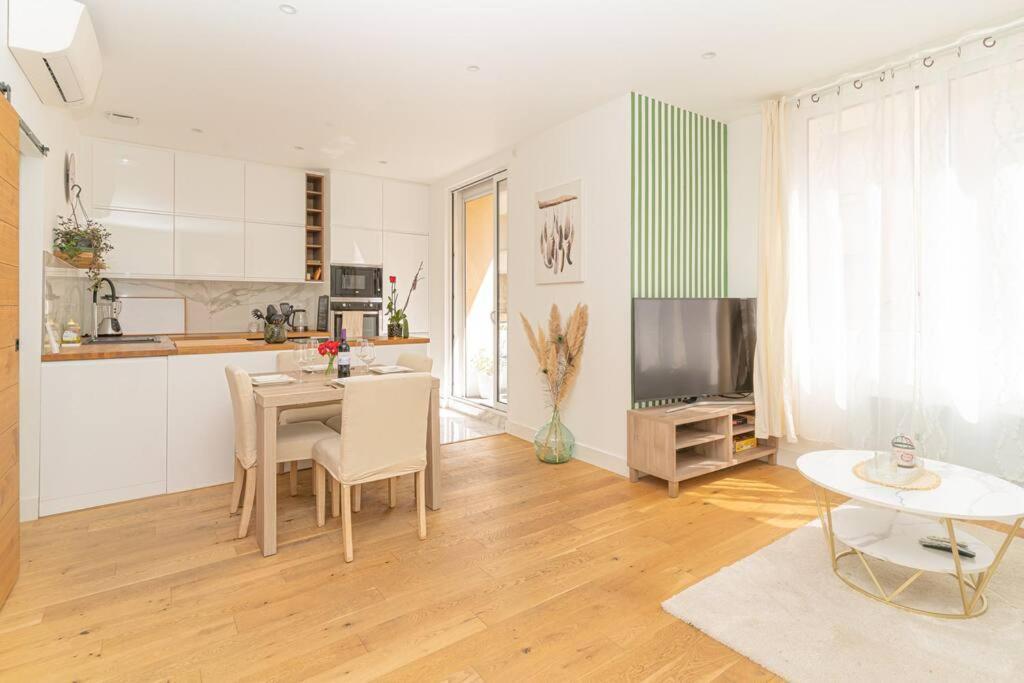 Bel Appart Climatise A 5 Min Plage Des Catalans Apartman Marseille Kültér fotó